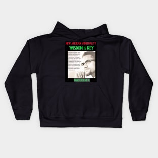 Malcolm X On Being Wise Kids Hoodie